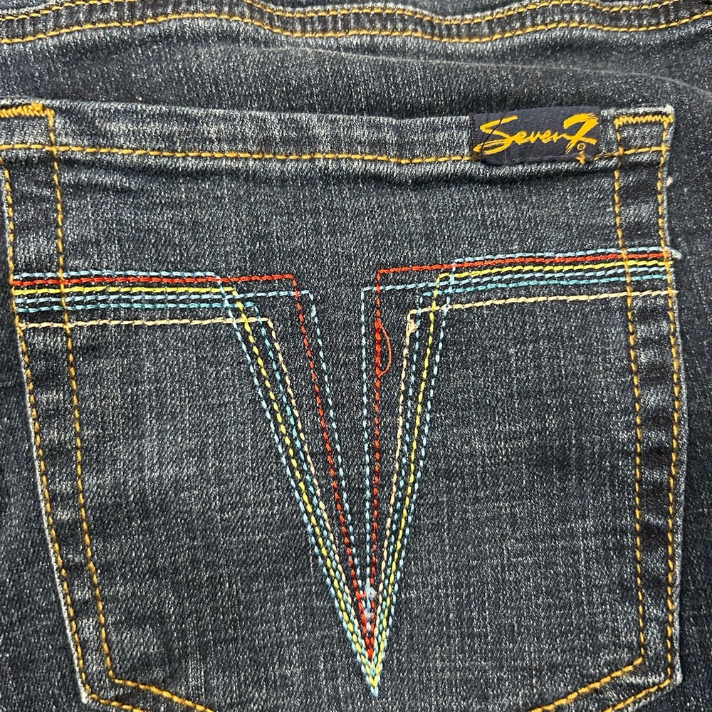 Seven7‎ Dark Blue Jean Shorts for Women NWOT - Picture 5 of 5